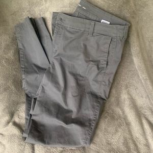 Mid-Rise Everyday Khaki Gray 16 Tall